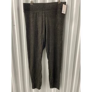 Lauren Conrad High Rise Cozy Legging Size L Color 001 Black Marl